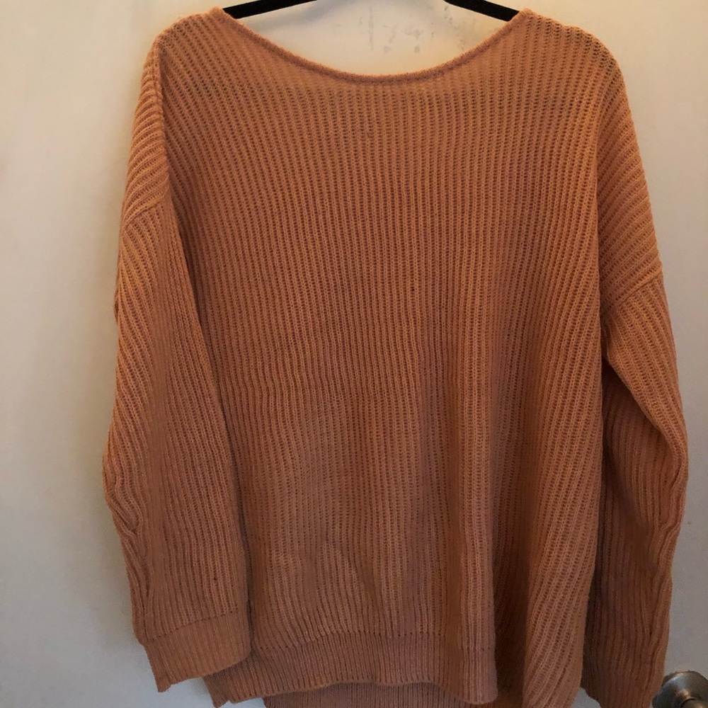 Pink Loose Sweater
